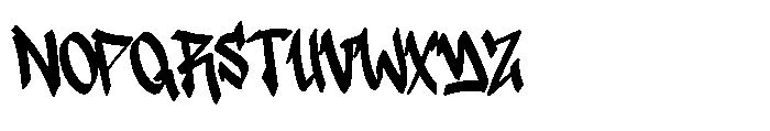 Vandal Rush Regular Font UPPERCASE
