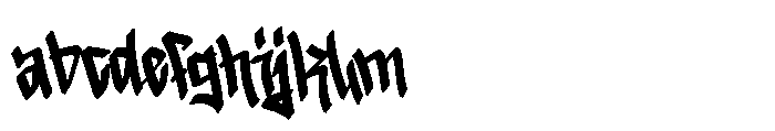 Vandal Rush Regular FONT
