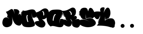 Vandal Zoy Graffiti Regular Font UPPERCASE