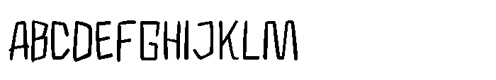 Vandal lines Font UPPERCASE