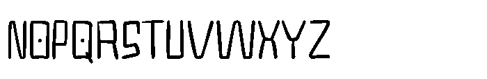 Vandal lines Font UPPERCASE