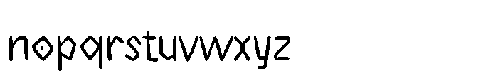 Vandal lines Font LOWERCASE