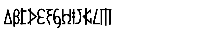 Vandalik One Font UPPERCASE