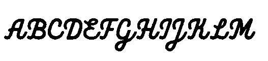 Vane Dream Font UPPERCASE