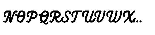 Vane Dream Font UPPERCASE