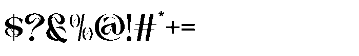 Vanelost Vanelo Regular Font OTHER CHARS