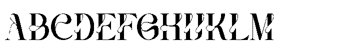 Vanelost Vanelo Regular Font UPPERCASE