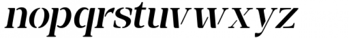 Vangba Italic Font LOWERCASE