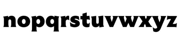 Vanguardia Black Font LOWERCASE