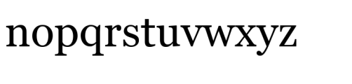 Vani Regular Font LOWERCASE
