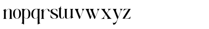 Vania Font LOWERCASE