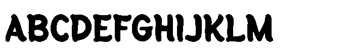 Vanila Moont Font UPPERCASE