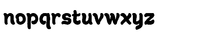 Vanila Moont Font LOWERCASE