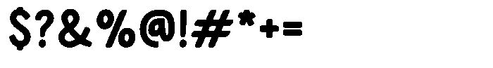 Vanilla Cupcake Font OTHER CHARS
