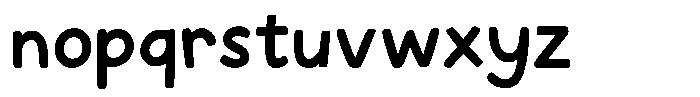 Vanilla Cupcake Font LOWERCASE