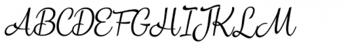 Vanilla Shot Regular Italic Font UPPERCASE