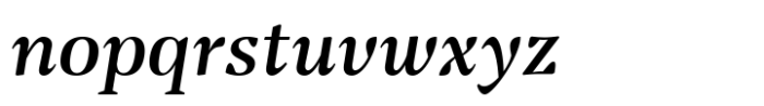 Vanio Variable Italic Font LOWERCASE