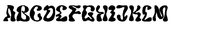 Vanita Psyc Bold Regular Font UPPERCASE