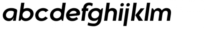 Vanquish Bold Italic Font LOWERCASE