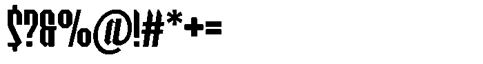 Vanta Font OTHER CHARS