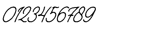 Vantage Costieno Italic Font OTHER CHARS