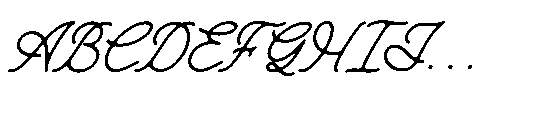 Vantage Costieno Italic Font UPPERCASE
