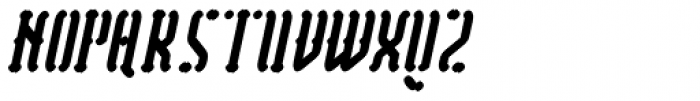 Vantagram Round Italic Font UPPERCASE