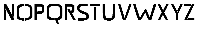 Vantheon Font UPPERCASE