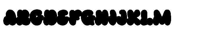 Vanto Polahe Solid Font UPPERCASE