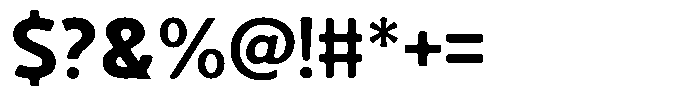 Vantori Smooth Black Semi Expanded Font OTHER CHARS