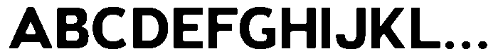 Vantori Smooth Black Semi Expanded Font UPPERCASE
