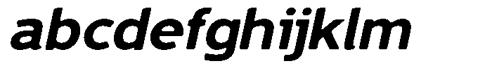 Vantori Smooth Black Slant Expanded FONT