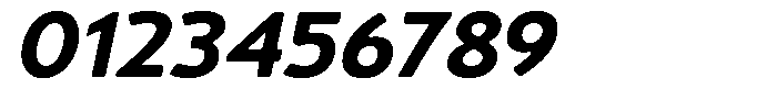 Vantori Smooth Black Slant Semi Expan Font OTHER CHARS