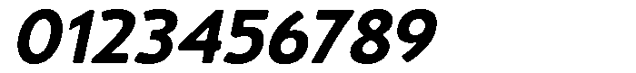 Vantori Smooth Black Slant Font OTHER CHARS