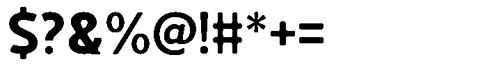 Vantori Smooth Black Font OTHER CHARS