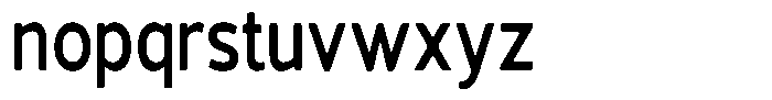 Vantori Smooth Bold Condensed Font LOWERCASE