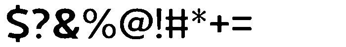 Vantori Smooth Bold Expanded Font OTHER CHARS