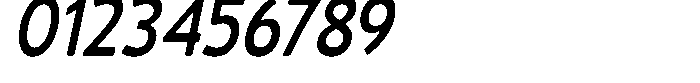 Vantori Smooth Bold Slant Condensed Font OTHER CHARS