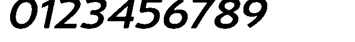 Vantori Smooth Bold Slant Expanded Font OTHER CHARS