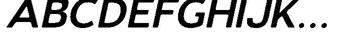 Vantori Smooth Bold Slant Expanded Font UPPERCASE