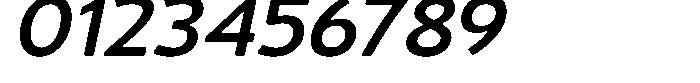 Vantori Smooth Bold Slant Semi Expan Font OTHER CHARS