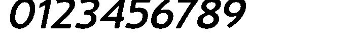 Vantori Smooth Bold Slant Font OTHER CHARS