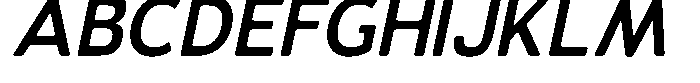 Vantori Smooth Bold Slant Font UPPERCASE