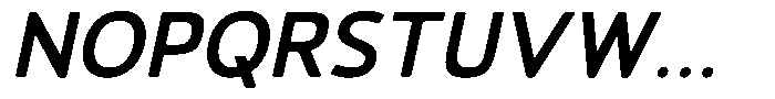 Vantori Smooth Bold Slant Font UPPERCASE