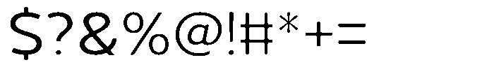 Vantori Smooth Expanded Font OTHER CHARS