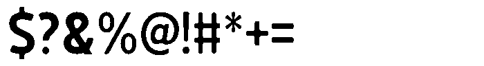 Vantori Smooth Extra Bold Semi Conde Font OTHER CHARS