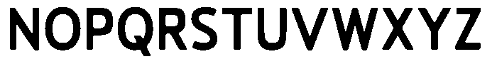 Vantori Smooth Extra Bold Semi Conde Font UPPERCASE