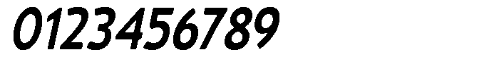 Vantori Smooth Extra Bold Slant Conde Font OTHER CHARS