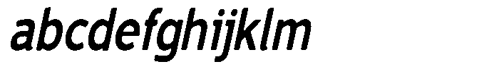 Vantori Smooth Extra Bold Slant Conde FONT