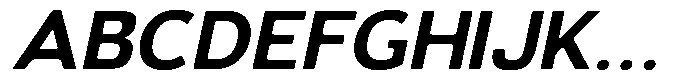 Vantori Smooth Extra Bold Slant Expan Font UPPERCASE